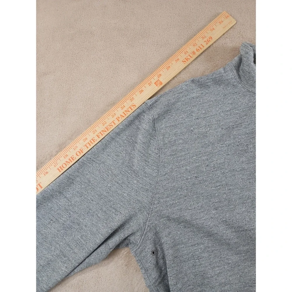 J.Crew Oarsman‎ Quarter-zip Sweater Men size XL Grey Long sleeve EUC